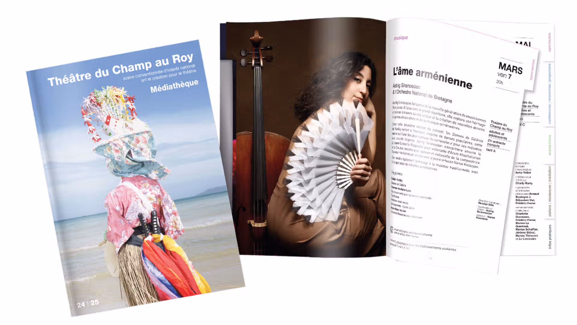 Programme théâtre du Champ au Roy Guingamp