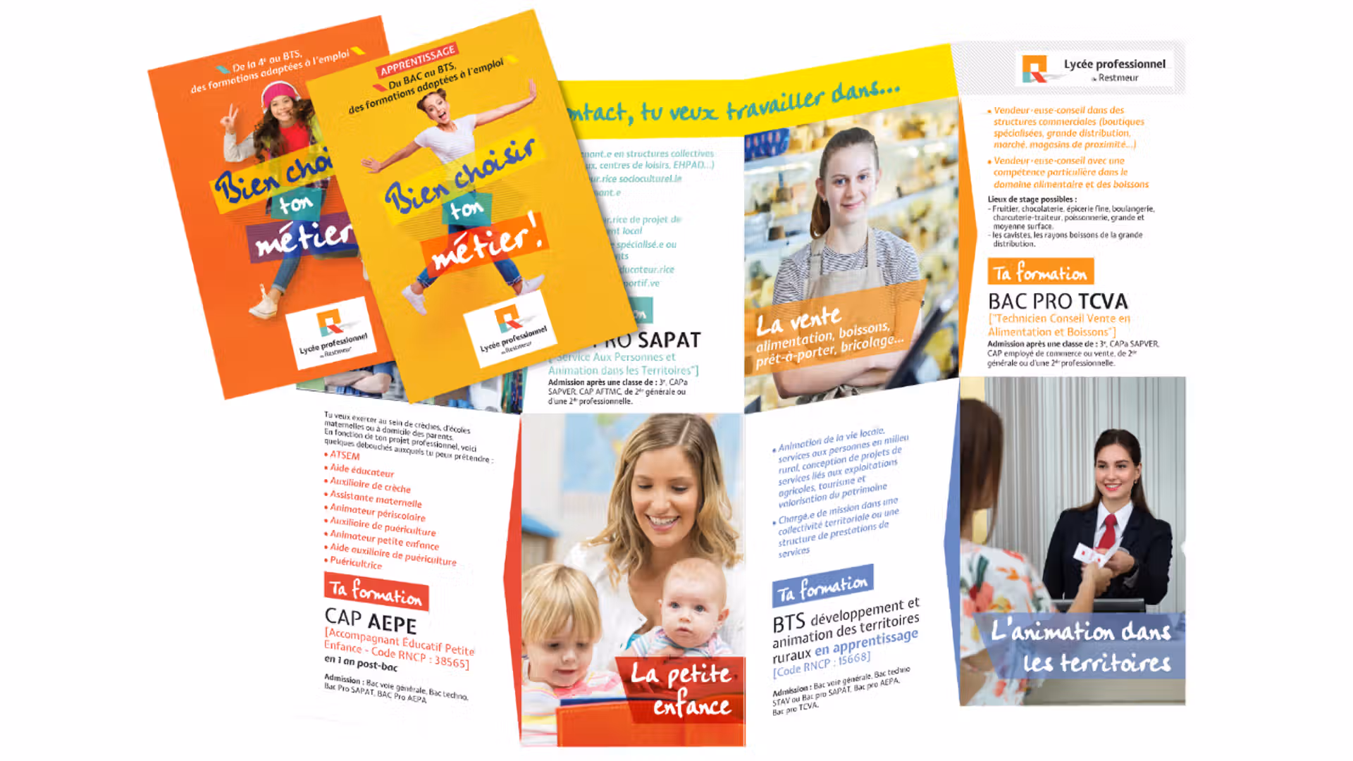 flyer lycée professionnelle du Restmeur