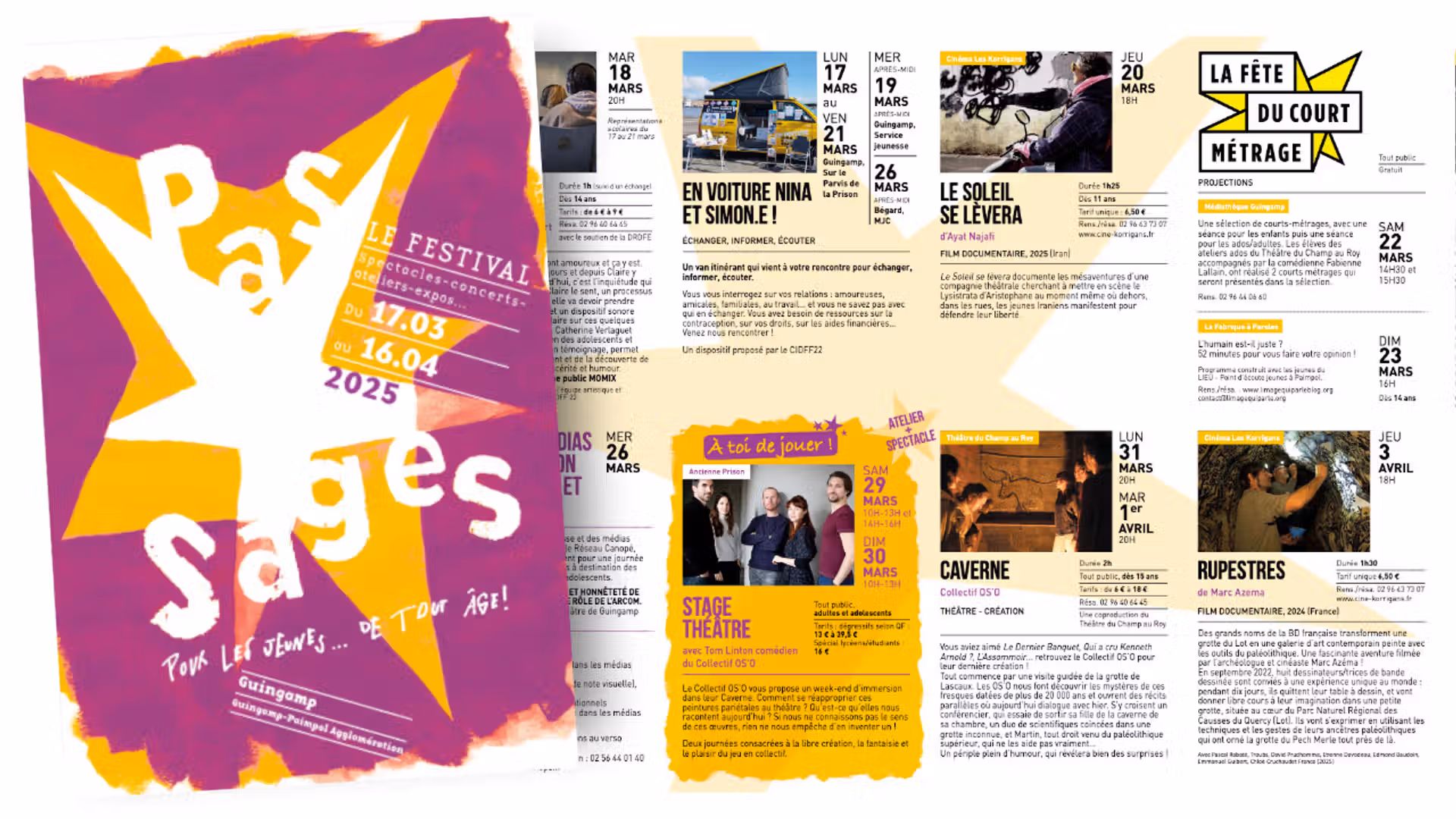 Intérieur flyer festival pas sages