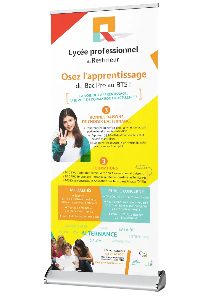 Rollup lycée professionnelle du Restmeur